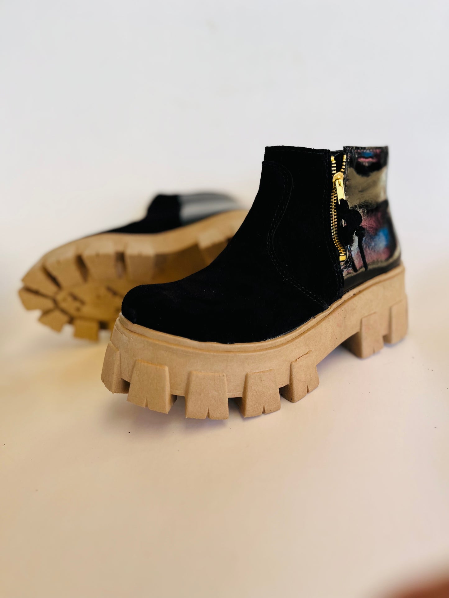 Botin de cuero mujer 2 skin - juanfranko zapatos