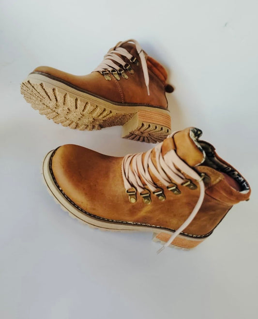 1Rosy óxido camel cordón beige - juanfranko zapatos