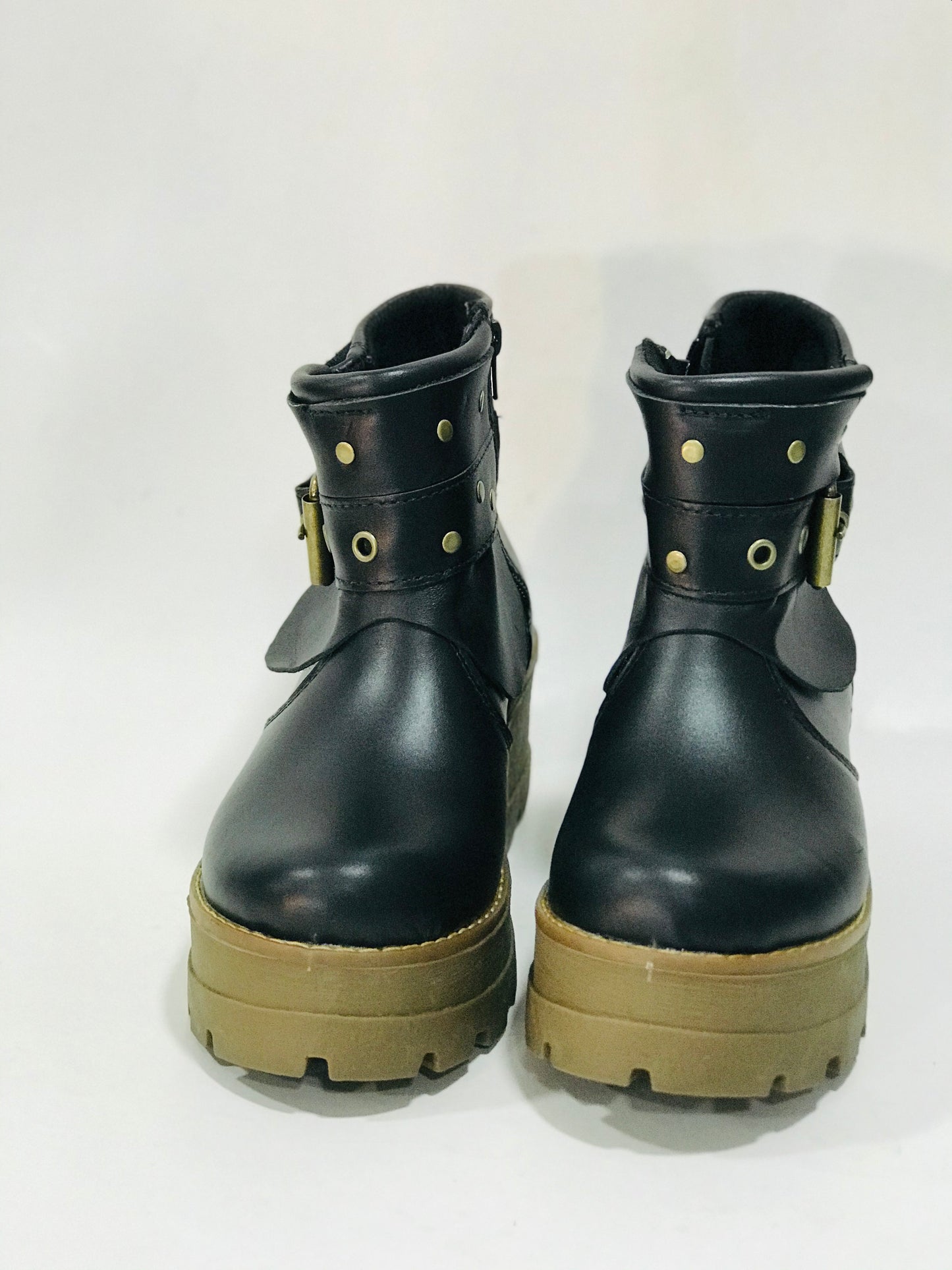 Botin x cuero liso black - juanfranko zapatos
