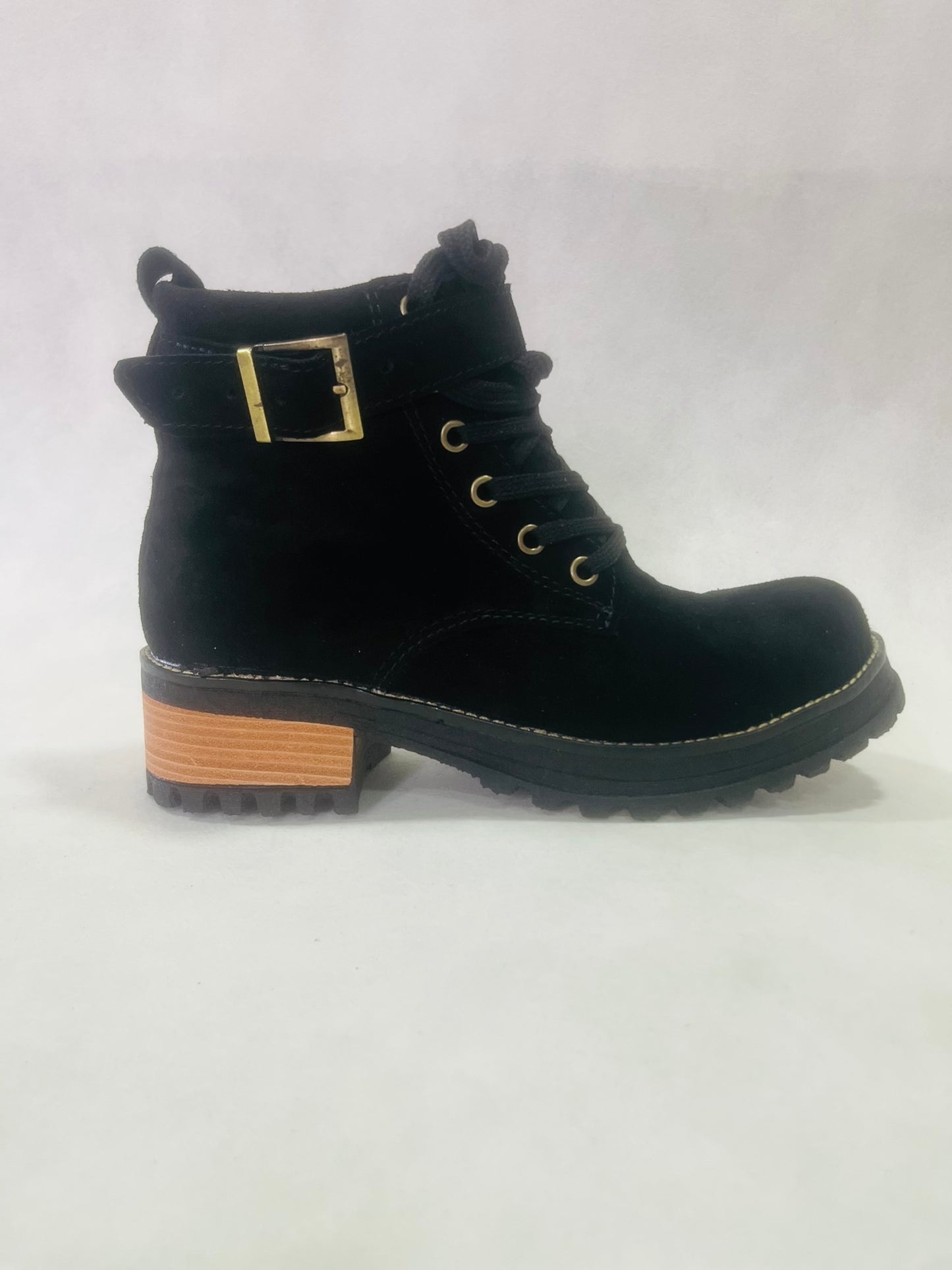 Botin reno negro c/correa - juanfranko zapatos