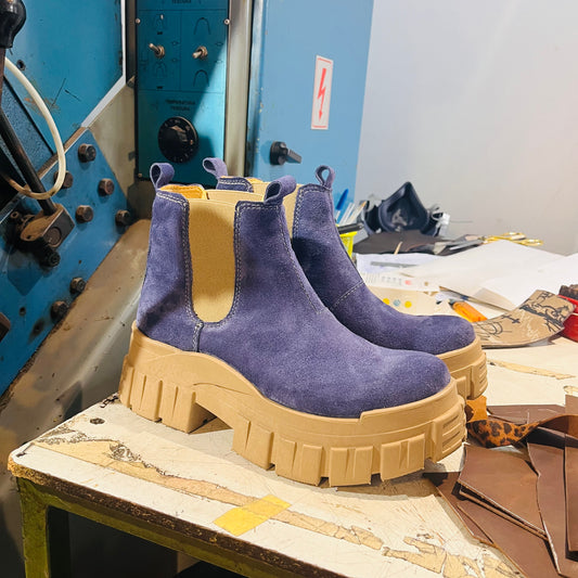 Botin reno chelsea azul