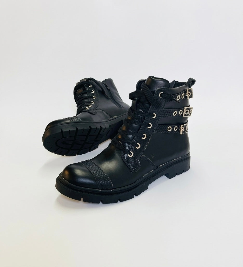 Botín Amy rock suela baja