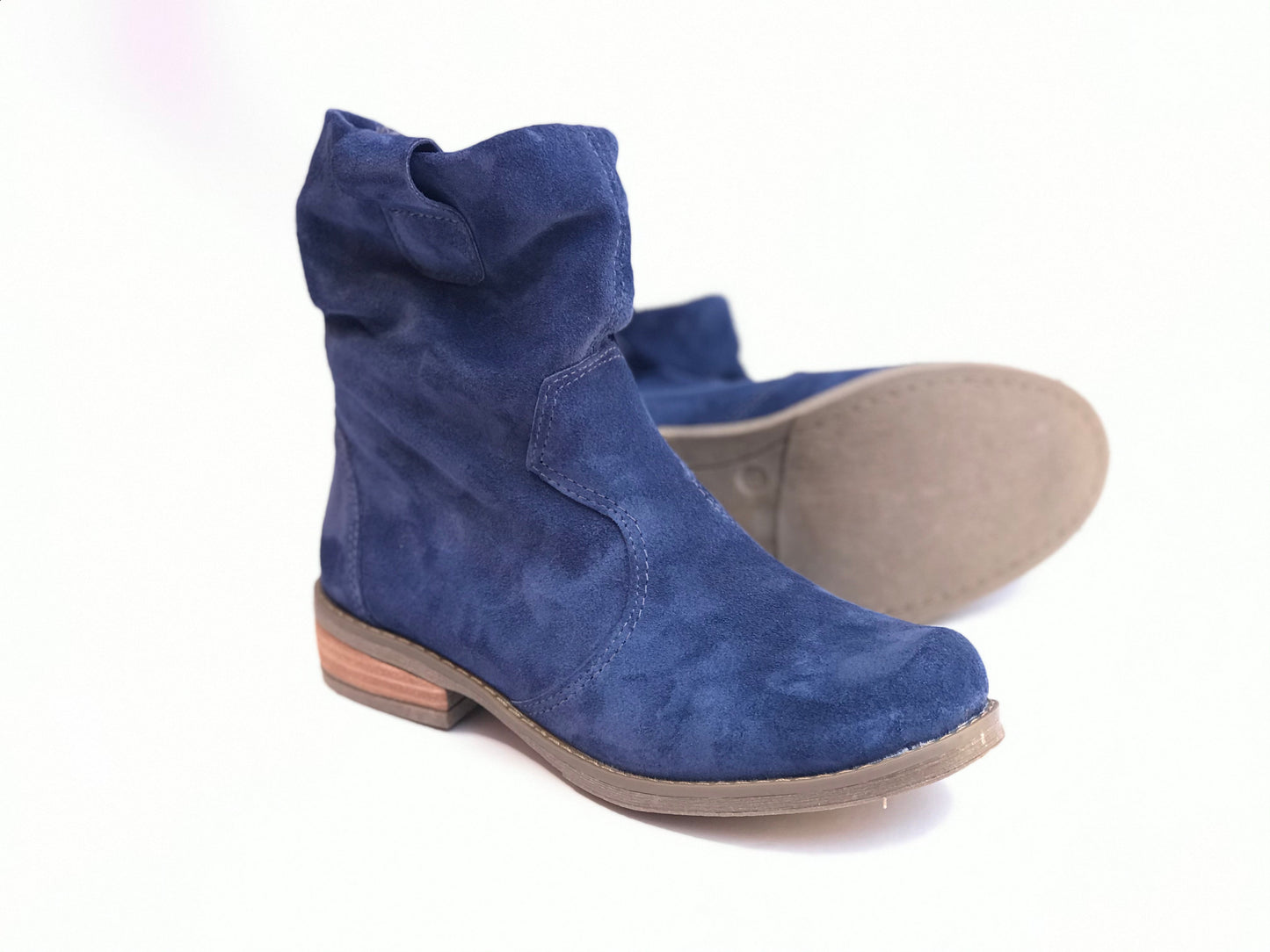 Bota corta reno azul - juanfranko zapatos