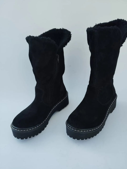 Bota reno negro chiporro negro - juanfranko zapatos