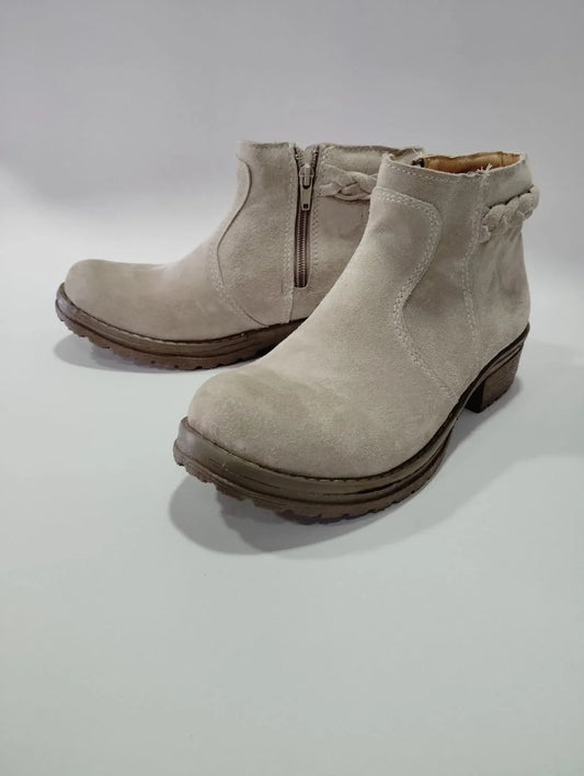 Botin reno arena trenzado - juanfranko zapatos