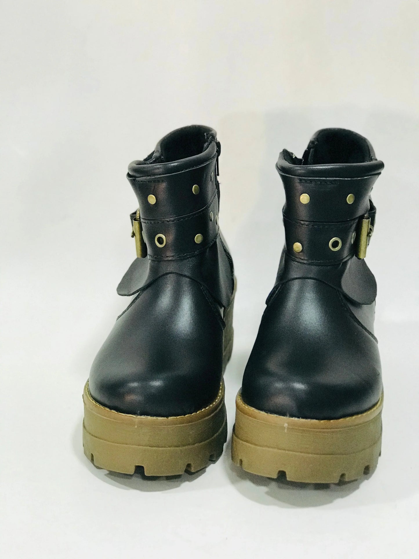 Botin x cuero liso black - juanfranko zapatos