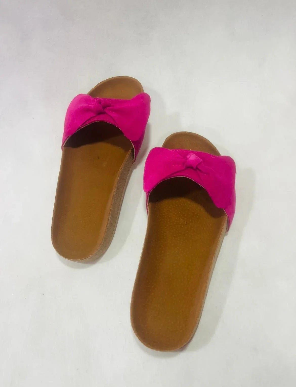 Sandalia cuero reno fuccia simple tie - juanfranko zapatos