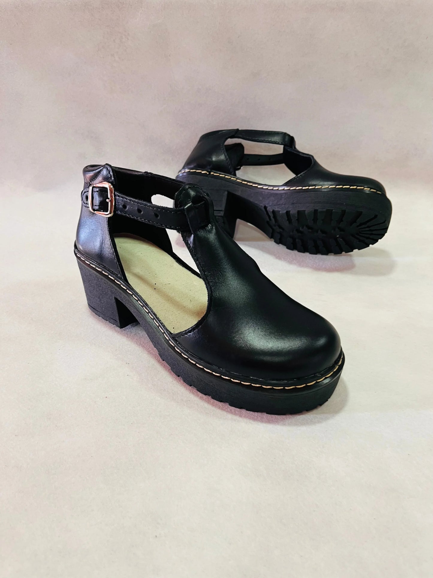 Zapato abierto primavera cuero liso - juanfranko zapatos