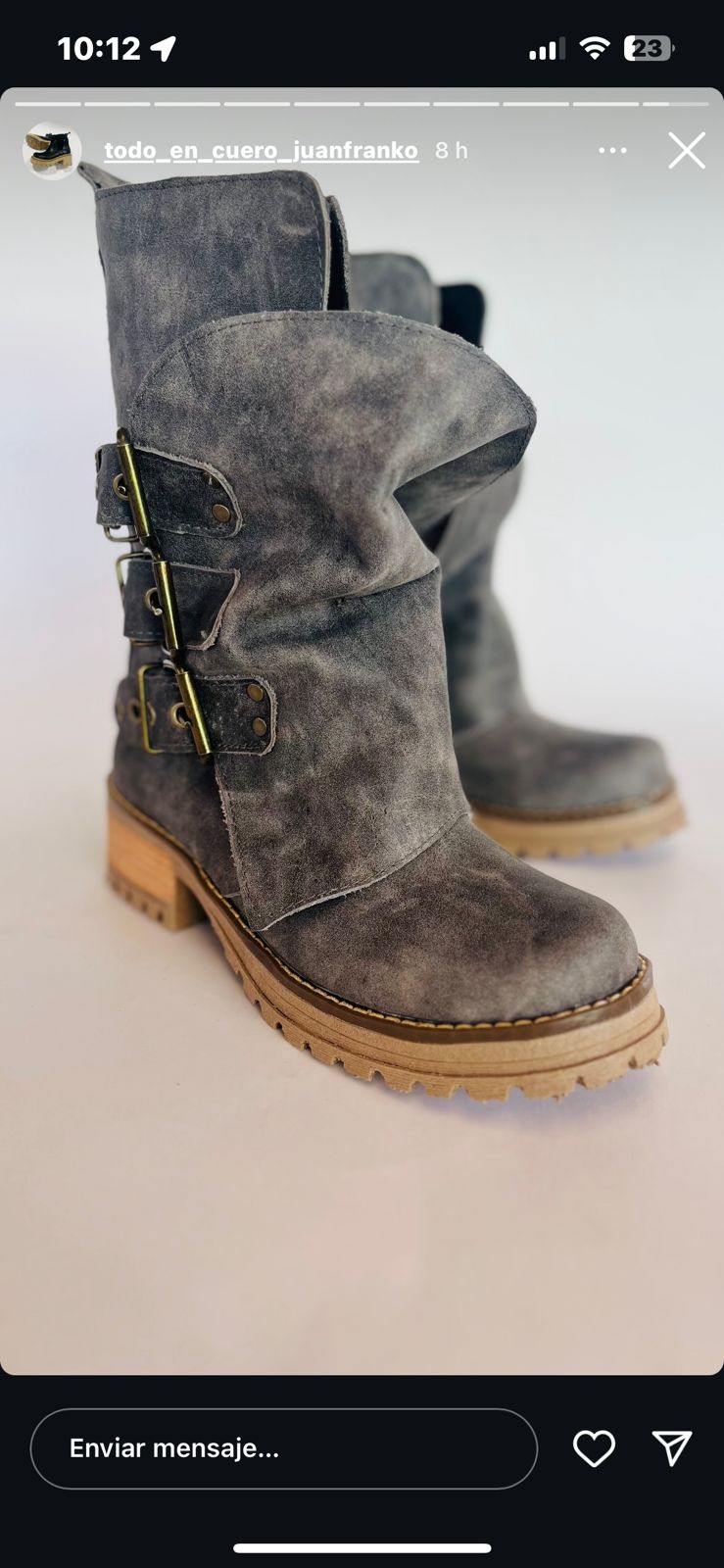 Botas de cuero