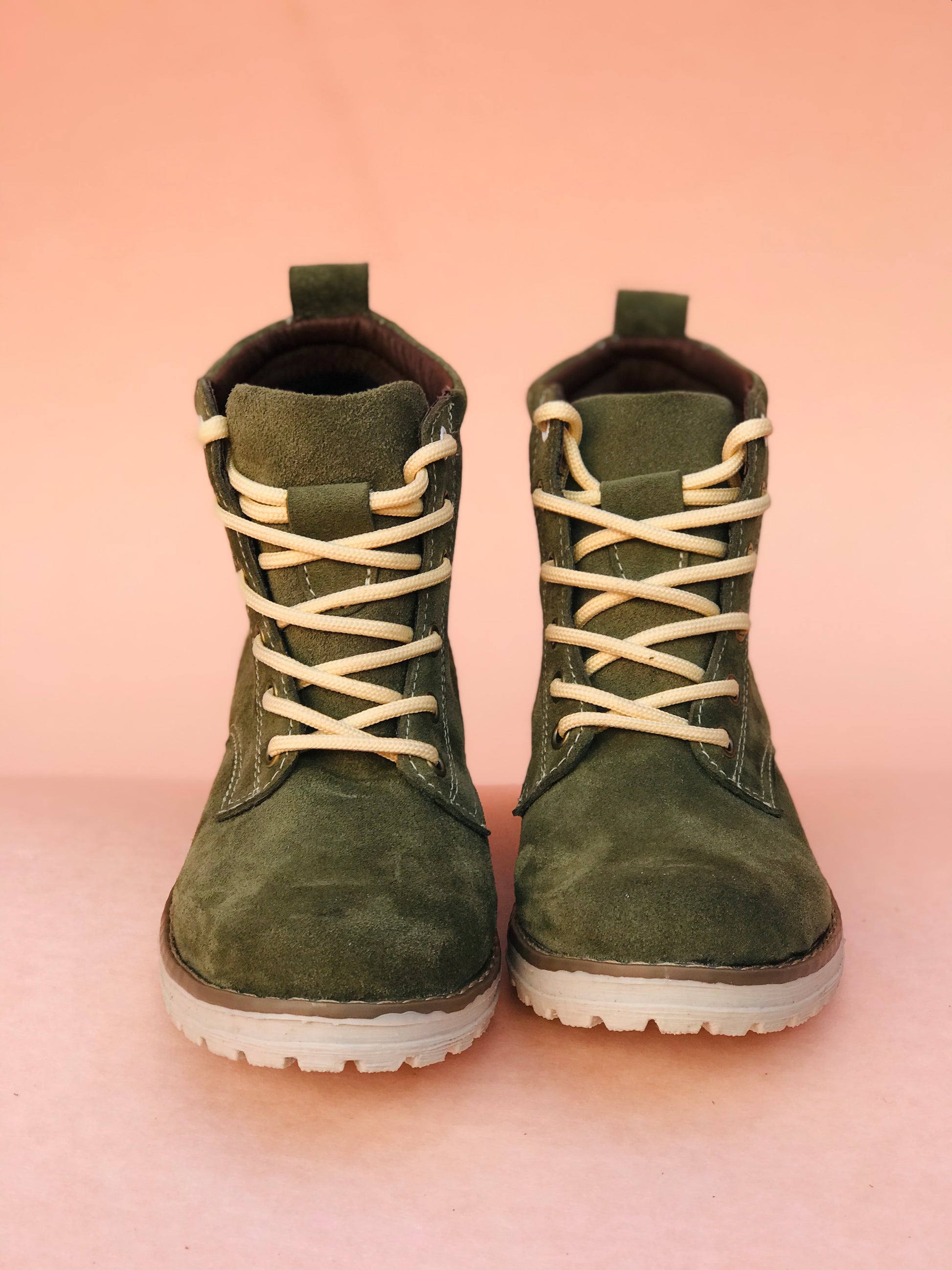 Botin reno verde musgo - juanfranko zapatos