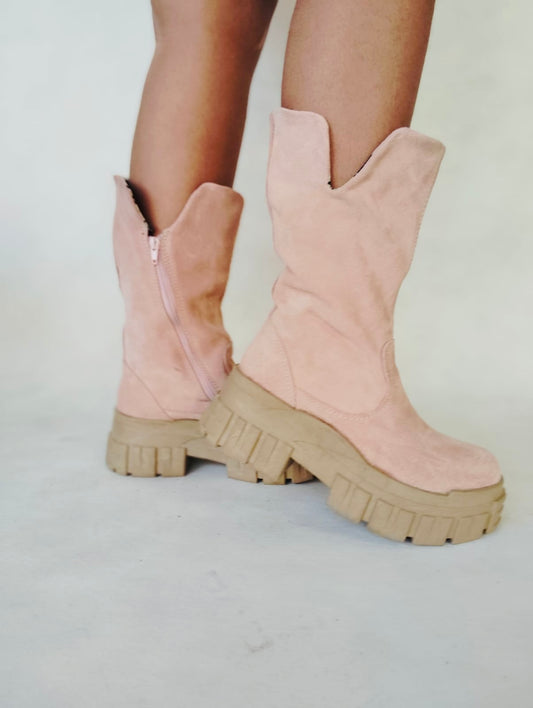 Bota palo rosa - juanfranko zapatos