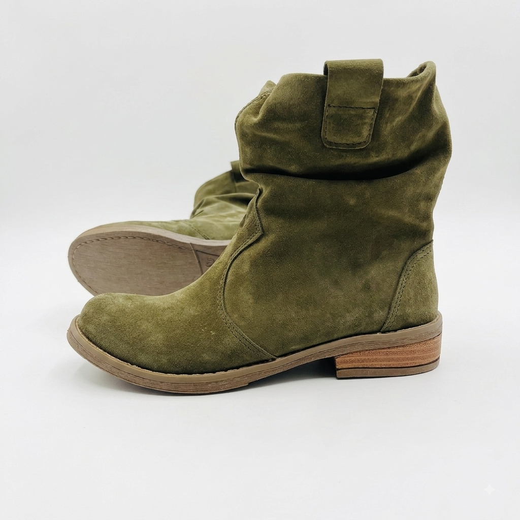 Bota corta reno verde musgo