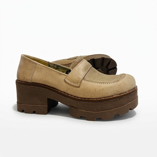 Mocasin crema crazy