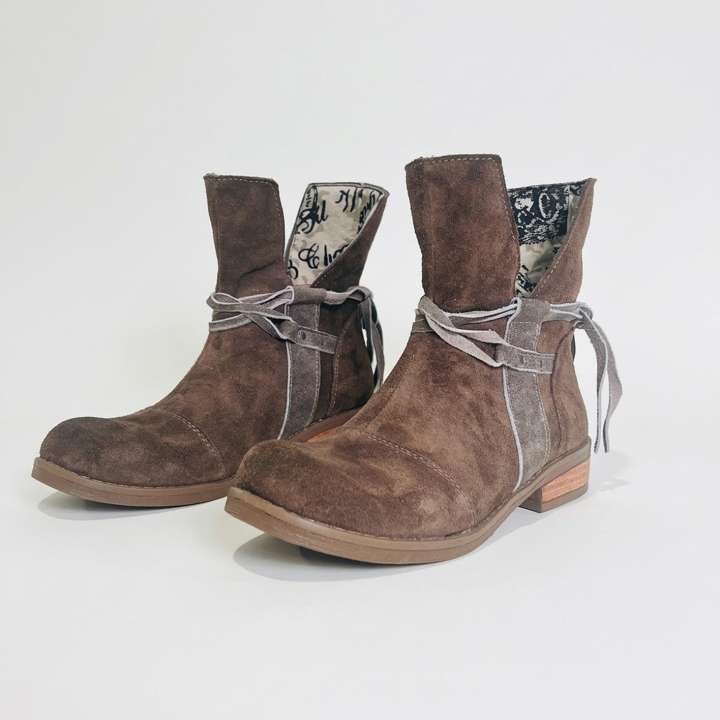 Botin dark taupe reno