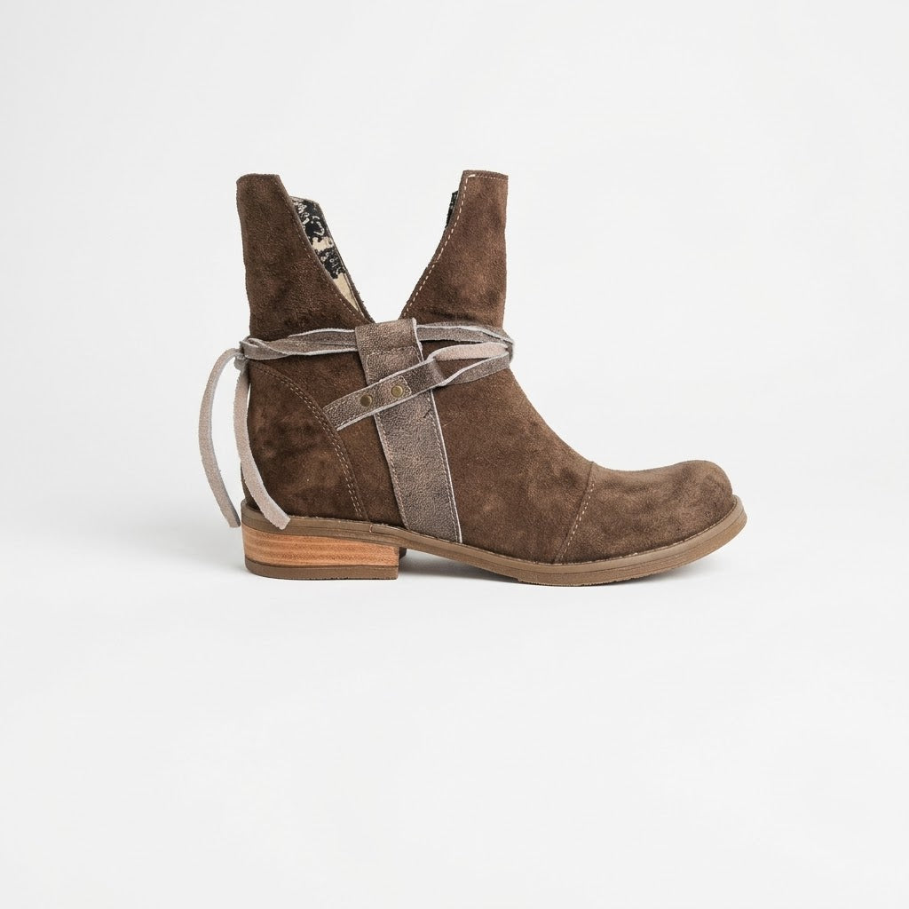Botin dark taupe reno