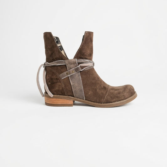 Botin dark taupe reno