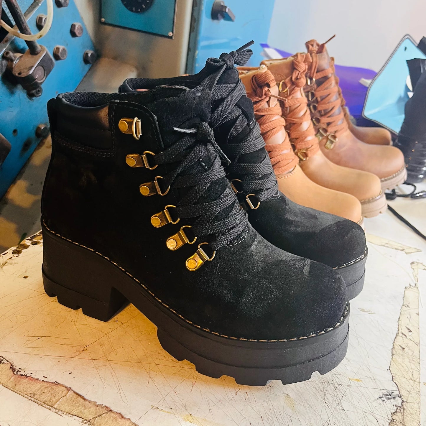 Botin rosy reno negro t/6't cm