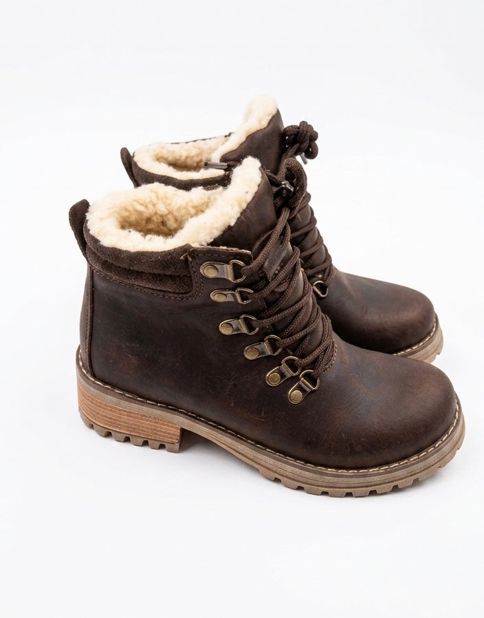 Botin cuero crazy moro c/chiporro