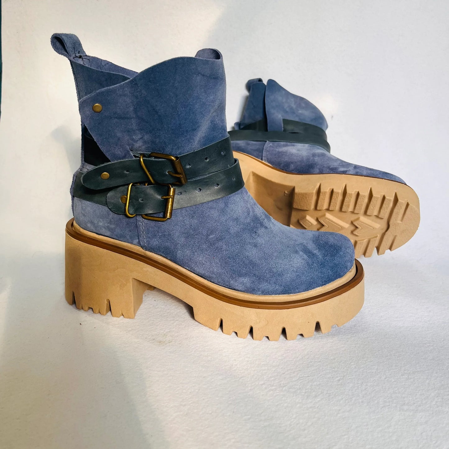Botin reno  azul