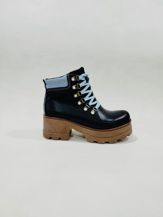 Botin rosy black n blue - juanfranko zapatos