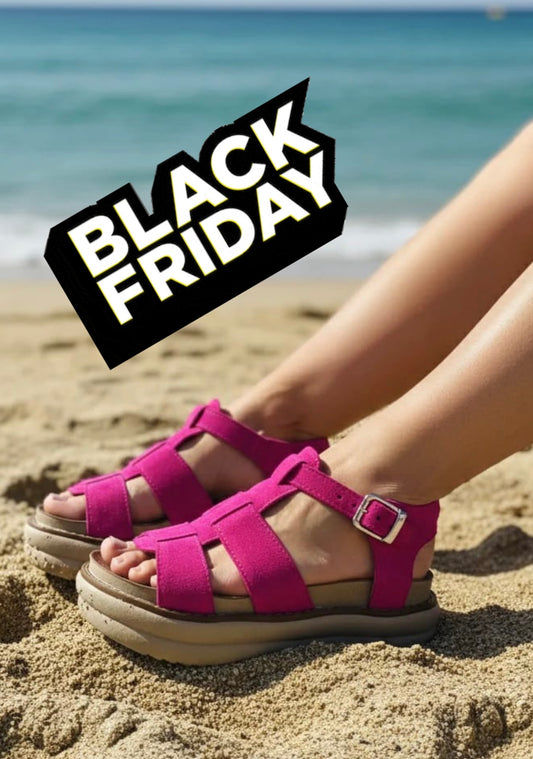 Sandalia reno spider fuccia