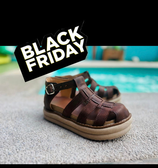 sandalia de cuero franciscana