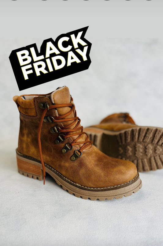 Botin de Cuero Mujer Óxido - Diseño Rosy Único