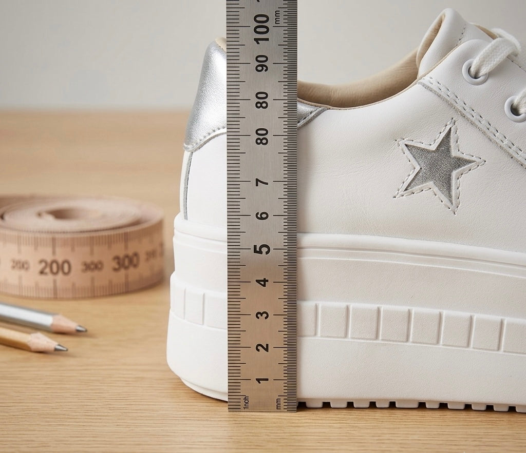 Zapatilla cuero blanco star walkie