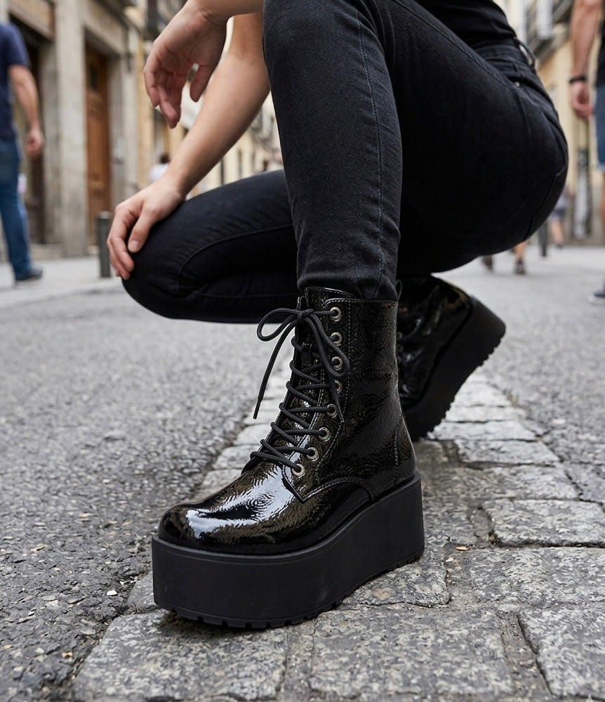 Botin c/caña richatto plataforma 6 cm