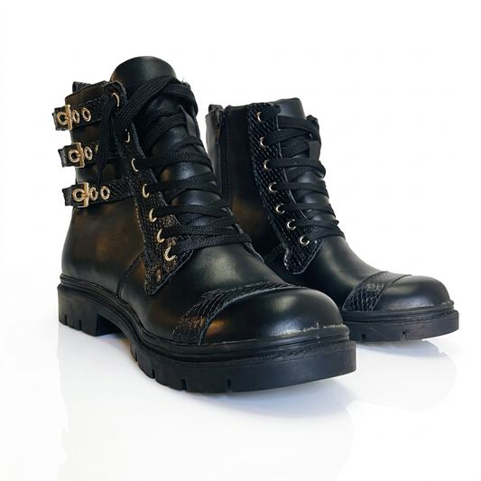 Botín Amy rock suela baja