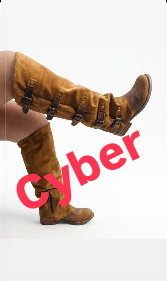 Bota premium cuero reno y graso óxido