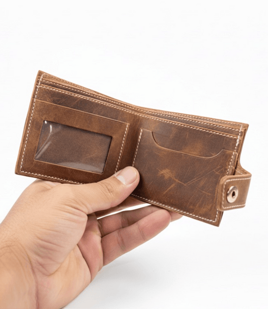 Billetera 100% cuero natural - juanfranko zapatos