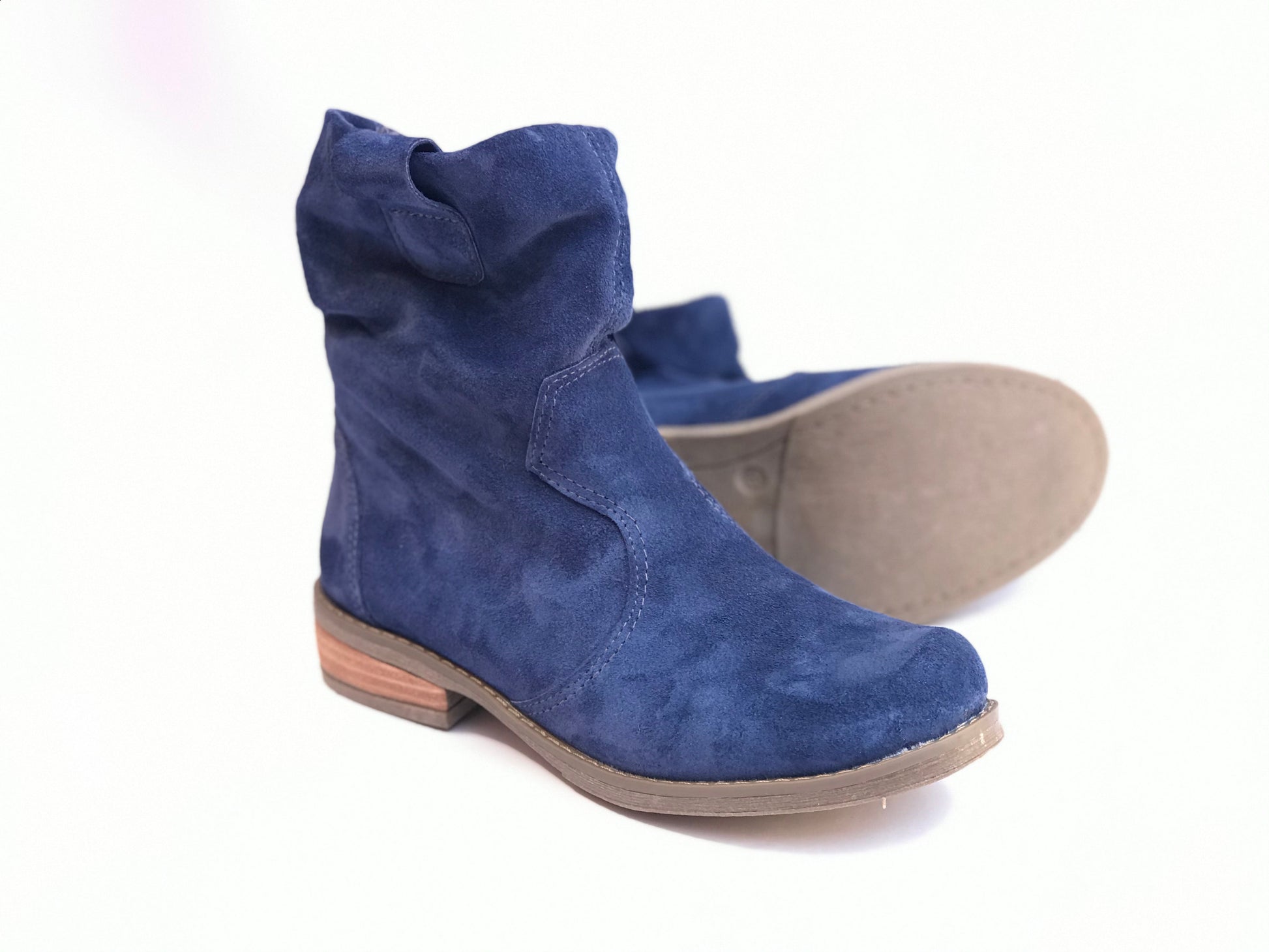 Bota corta reno azul - juanfranko zapatos