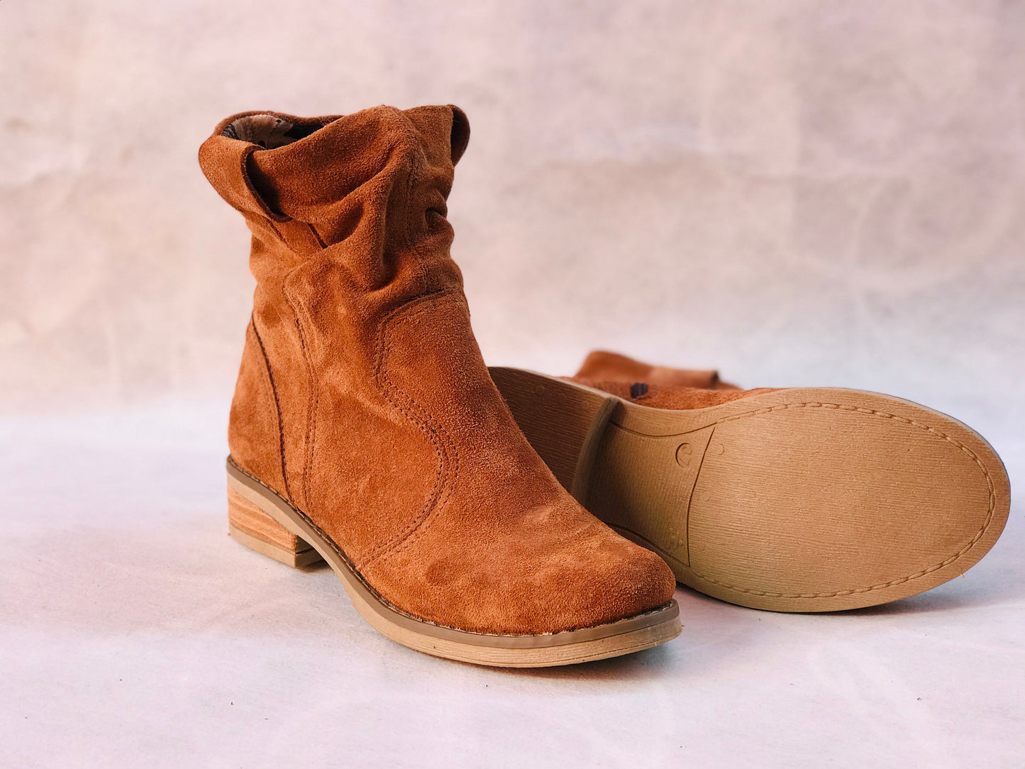 Bota corta reno camel - juanfranko zapatos