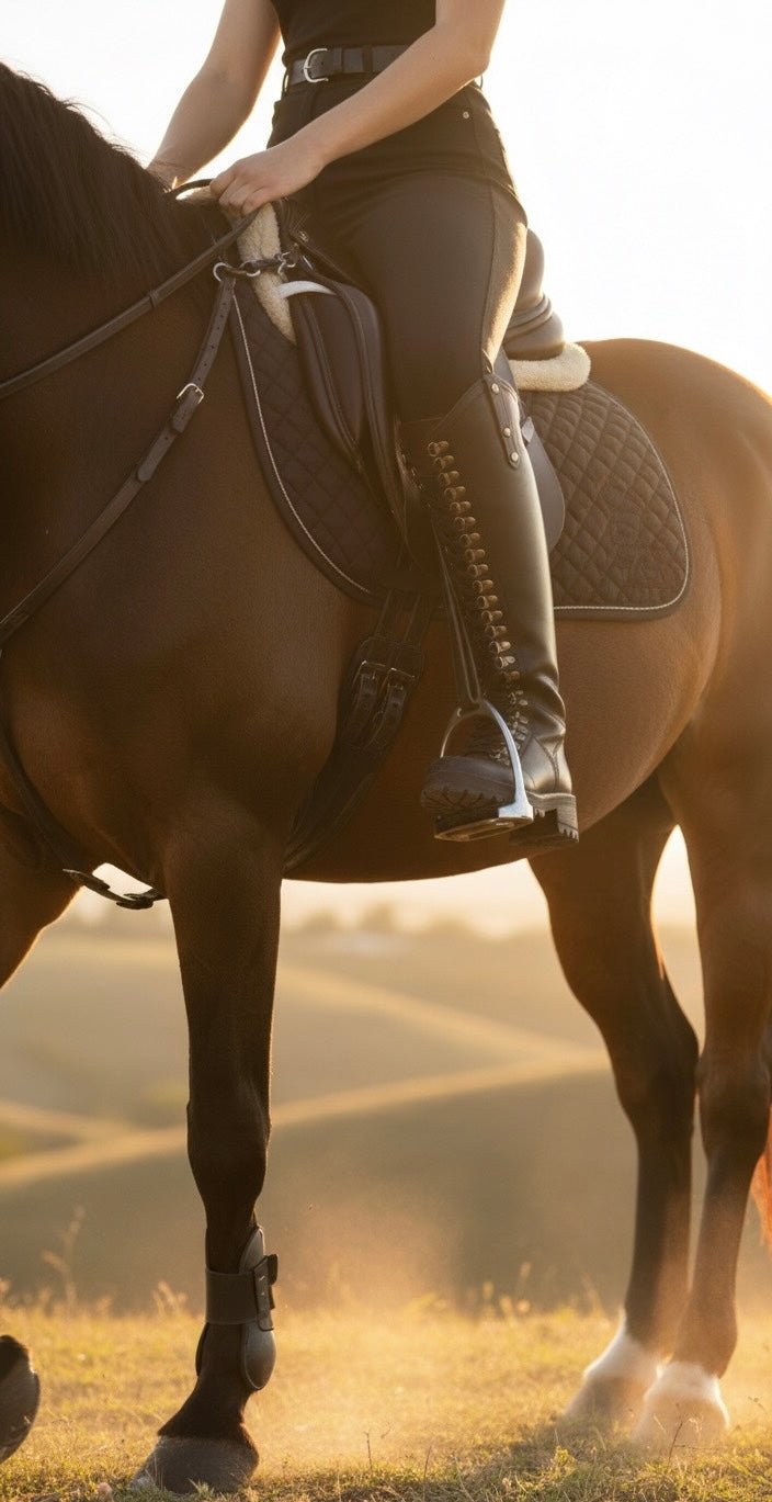 Bota larga cuero premium ganchos - juanfranko zapatos