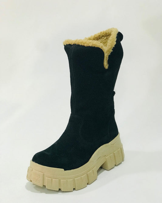 Bota reno negro c/chiporro - juanfranko zapatos