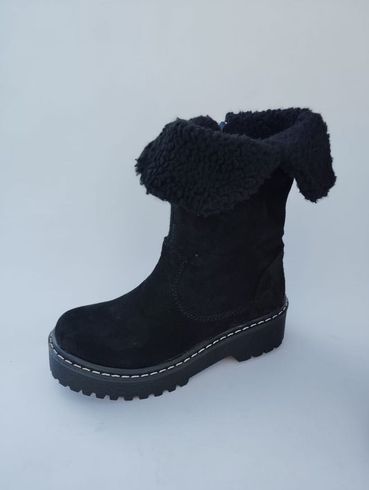 Bota reno negro chiporro negro - juanfranko zapatos