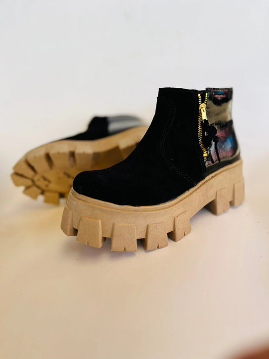 Botin de cuero mujer 2 skin - juanfranko zapatos