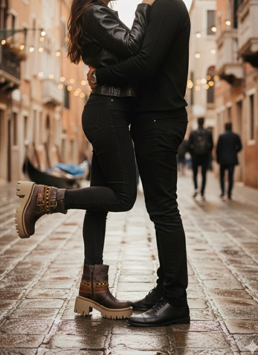 Botín de cuero mujer moro 3 correas - juanfranko zapatos