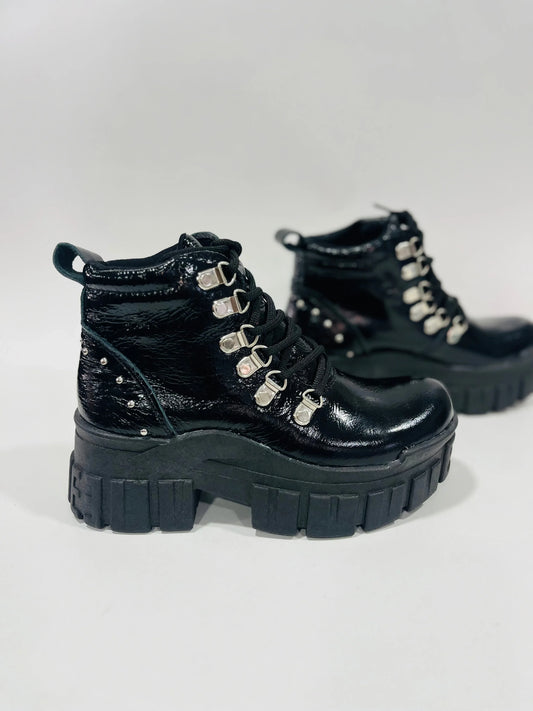 botin de cuero mujer Rosy richatto - juanfranko zapatos