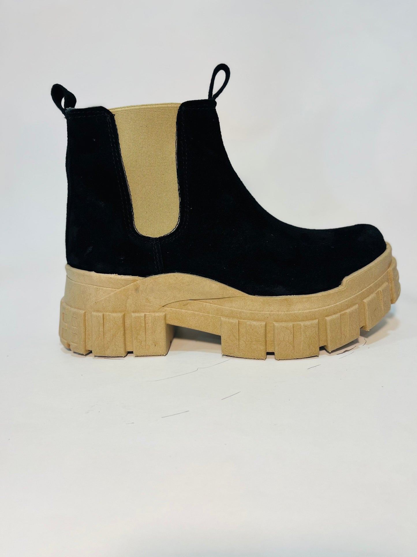 botin de cuero reno elastico - juanfranko zapatos