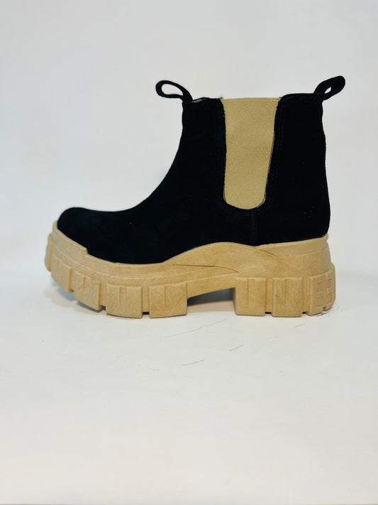 botin de cuero reno elastico - juanfranko zapatos