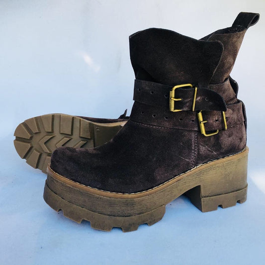 botin de cuero reno Wallet' moro - juanfranko zapatos