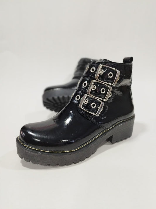 botin de cuero Richatto 3hebillas - juanfranko zapatos