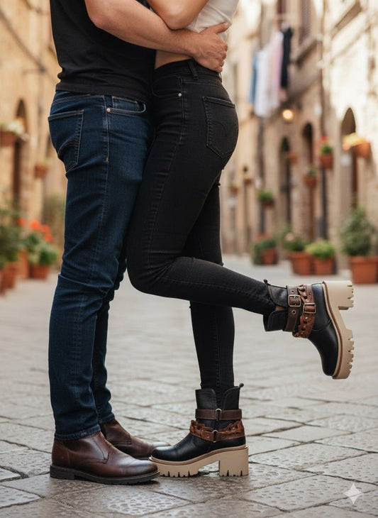 Botin flowter black - juanfranko zapatos