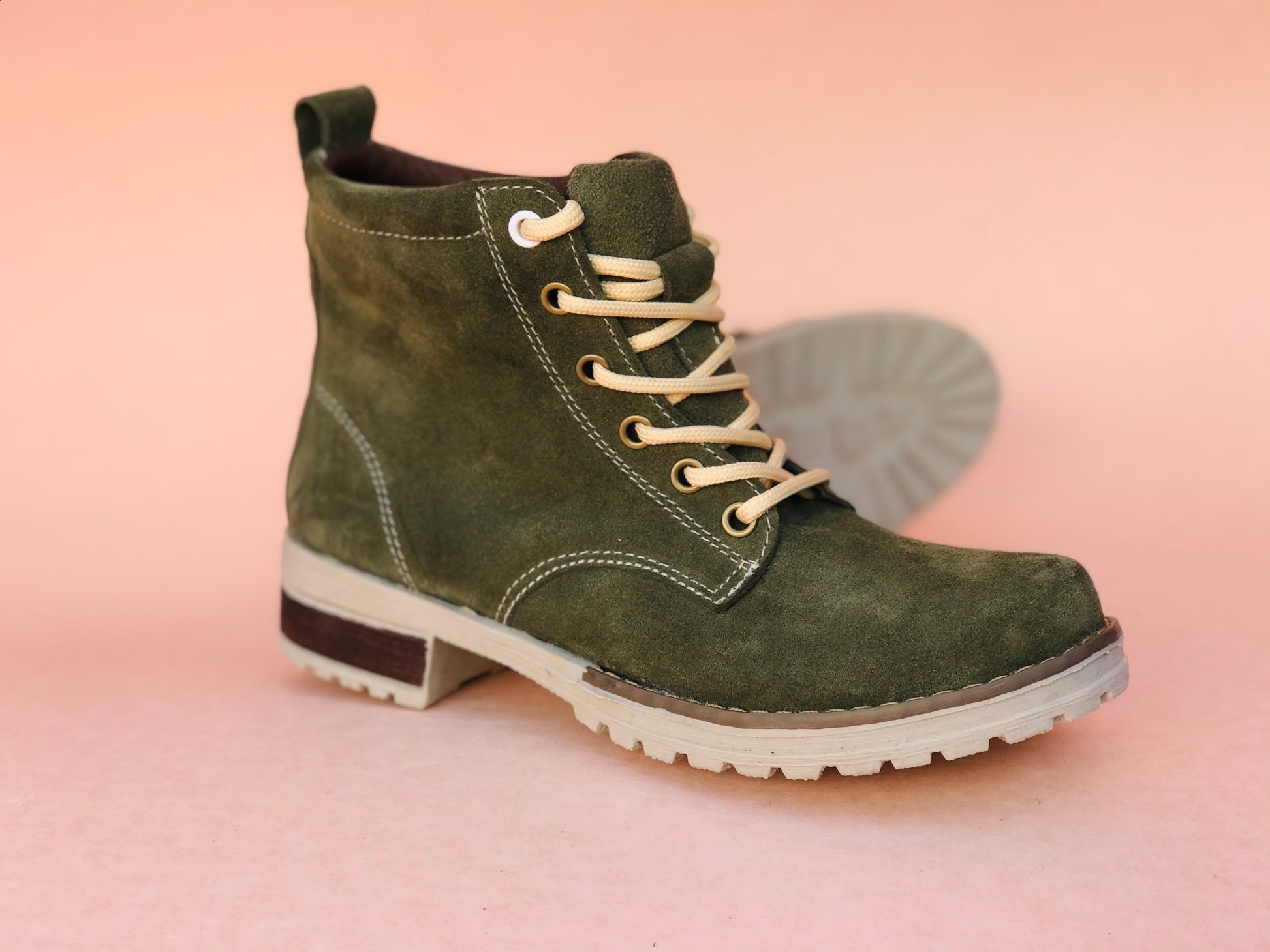 Botin reno verde musgo - juanfranko zapatos