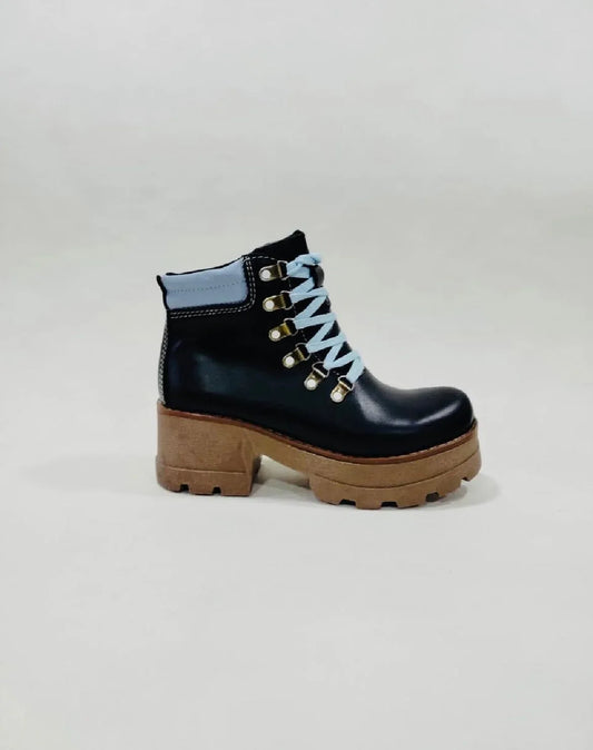 Botin rosy black n blue - juanfranko zapatos