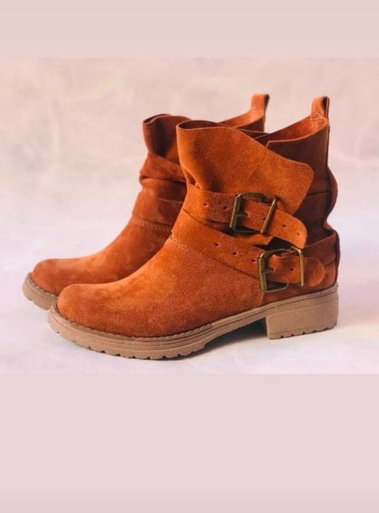 Botin wallet camel t/militar - juanfranko zapatos