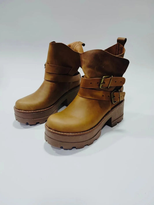 Botin wallet c/liso camel - juanfranko zapatos