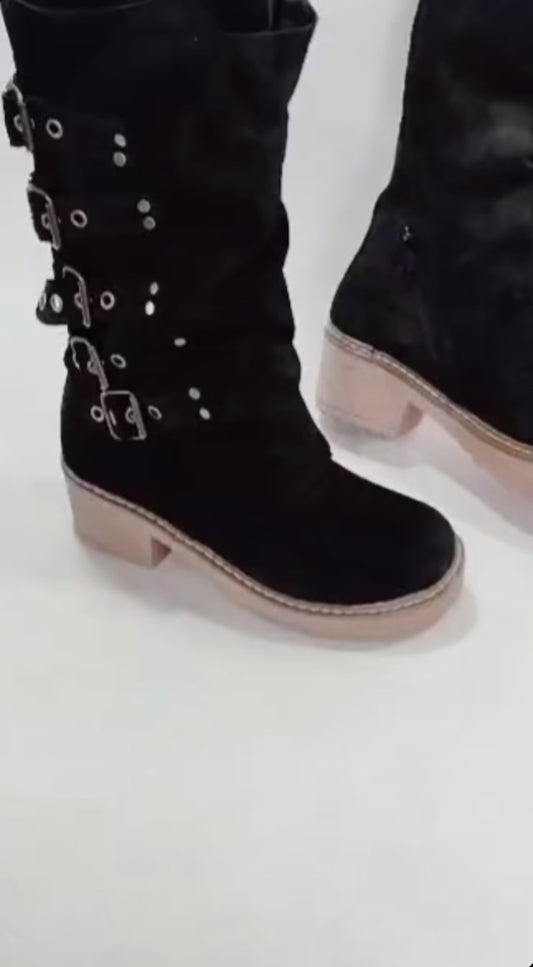 Bota perla reno negro edición especial 35 cm premium